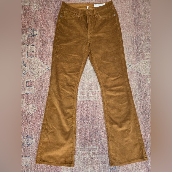 rag & bone Pants - Rag and Bone camel corduroy size 27 long boot cut like new